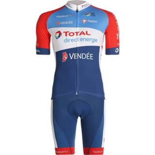👉 Fietsshirt active mannen TEAM TOTAL DIRECT ENERGIE 2021 Set (fietsshirt + fietsbroek), voor heren, Fietsk 4260697427115