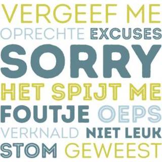 👉 Sorrykaart greetz Sorry kaart | Lief