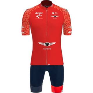 👉 Fietsshirt active TOUR DE SUISSE Bolletjestrui 2021 Set (fietsshirt + fietsbroek), voor 4260627180967