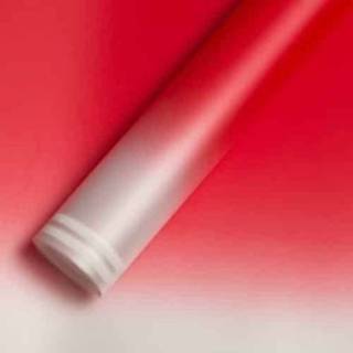 👉 Inpakpapier rood papier active 2 zakken gradiënt mat waterdicht doorschijnend bloemen OPP materiaal cadeaupapier (watermeloen rood)