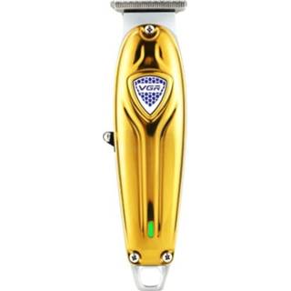 👉 Tondeuse goud active VGR V-188 5W USB professionele slimme met batterij-indicatielampje (goud)