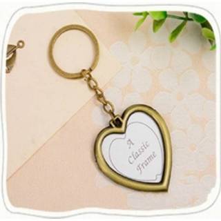 👉 Fotolijst metalen active 2 STUKS creatieve vintage (hart sleutelhanger)