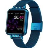 👉 Smartwatch blauw active ZL13 1,22 inch kleurenscherm IP67 waterdicht smartwatch, ondersteuning slaapmonitor / hartslagmeter menstruatiecyclusherinnering (blauw)