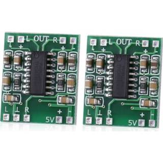 Versterker groen active 2 STKS LandaTianrui LDTR-WG0127 DC 5V D-niveau Mini Digitale Board (Groen)