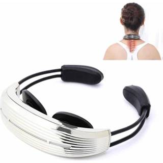 👉 Massager zilver active Smart Cervical Multifunctioneel Mini Huishoudelijk Elektrisch Nek Beschermend Fysiotherapie Apparaat (Zilver)