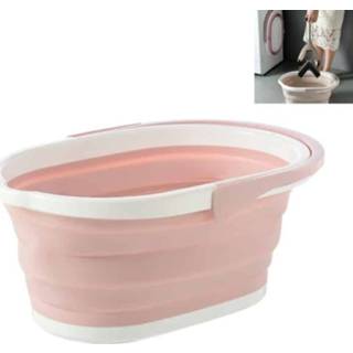 👉 Mopemmer roze active Rechthoekige mopreinigingsemmer voor huishoudelijke opvouwbare (roze)