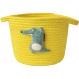 👉 Opbergmand geelgroene active SN004 Vuile Kleren Speelgoed Rotan (Geelgroene cCrocodile)