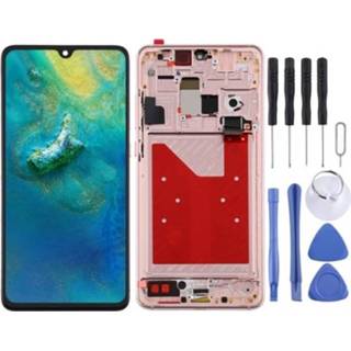 👉 Digitizer goud active Lcd-scherm en volledige montage met frame voor Huawei Mate 20 (goud)