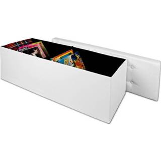 👉 Wit active Deuba Bankje met opbergruimte | opvouwbaar 114 x 40 cm 6011604013000