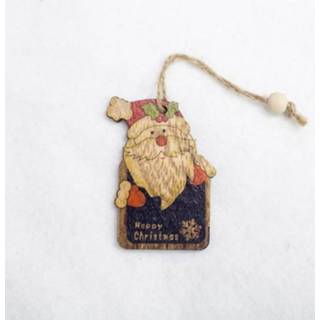 👉 Kerstboom houten active mannen 2 STKS Creatieve Hangers Mini Geschilderde Kleine (Oude Man)