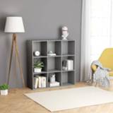 👉 Boeken kast grijs active Boekenkast 98x30x98 cm spaanplaat 8719883869858