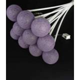 👉 Boeket paars active 2 STUKS Katoenen Ball Lights Sterrenhemel Bloemen Decoratie Verpakkingsmaterialen (Paars)