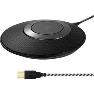 👉 Microfoon zwart active Yanmai G13 USB Ruisonderdrukking Conferentie Omnidirectionele (Zwart)