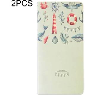 👉 Briefpapier active 2 STUKS 24 Vellen Dieren Planten School Kantoorbenodigdheden Student Kladblok (Ocean Style)