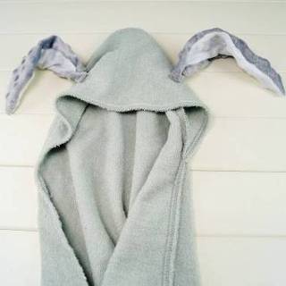 👉 Handdoek active baby's kinderen Babybadhanddoek Katoenen met capuchon Een stuk Effen Leeuw Kinderhanddoek Deken Babyspullen (konijn)