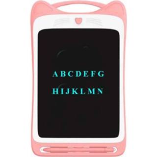 👉 Klein bord roze active kinderen 12 inch LCD-tekentafel voor Handschriftbord Lichtenergie Elektronisch bord, Stijl: Monochroom Hoogtepunt (roze)