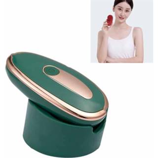 👉 Massager groen active Multifunctioneel temperatuurgevoelig reinigingsinstrument Importinstrument Verjonging Schoonheidsinstrument Facial (groen)