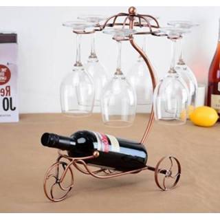 👉 Wijnkast active Eetbar Mode Creatieve Smeedijzeren Decoraties Zes wijnglazenrek Wijnrek