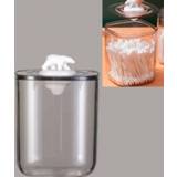 👉 Opbergdoos transparant plastic klein active Desktop Met Deksel Stofdicht Dier Puin Snack Wattenstaafje Doos (Ijsbeer)