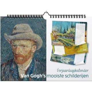 👉 Verjaardags kalender Verjaardagskalender Van Gogh's mooiste schilderijen. 9789492598721