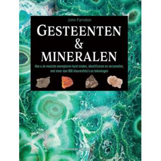 👉 Mineraal Gesteenten & Mineralen. Hoe u de mooiste exemplaren kunt vinden, identificeren en verzamelen, met meer dan 800 kleurenfoto's tekeningen, John Farndon, Paperback 9789048319589