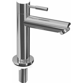 👉 Fonteinkraan chroom messing koudwater zonder waste standaard perlator INK Laag Model 8718835020934
