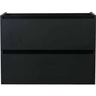 👉 Onderkastje zwart mat MDF maia Wastafelmeubel Boss & Wessing Onderkast Zonder Topblad 60 cm 8719304917502