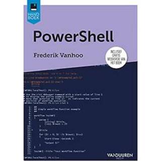 👉 Handboek PowerShell. Vanhoo, Frederik, Paperback 9789463562287