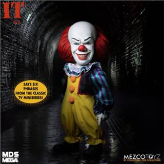 👉 Mezco It (1990) Pennywise MDS Mega Scale Doll with Sound 696198430530