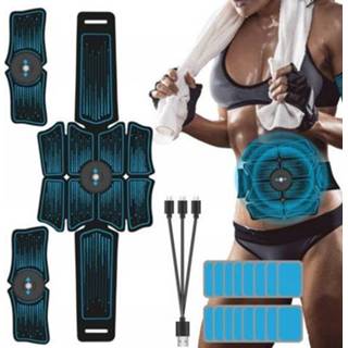 👉 Massager active 8-delige Luie Buik Fitness Oplaadbare Home Riem Buikspier Stickers