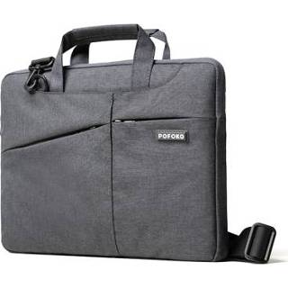 👉 Laptoptas zwart active POFOKO A520-serie 13,3-inch multifunctionele met riem voor trolleykoffer (zwart)