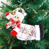 👉 Kerstboom active 5 STKS Doek Art Doll Hanger (Sneeuwpop)