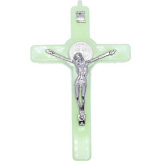 👉 Hanger Christus Jezus Kruis Lichtgevende Glow In The Dark Kruisbeeld Ornamenten Charms 8720226098804