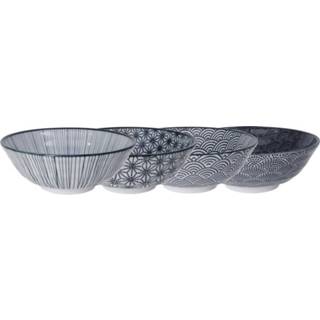 👉 Zwart Nippon Black - Assorted Designs Ramen Kom 21x7,8cm 1000ml 4st 8719323517981