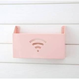 👉 Router roze active Wandgemonteerde opbergdoos tijdschriftenrekhouder (roze)