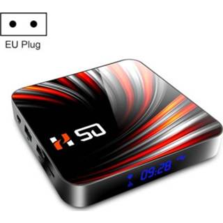 👉 Mediaspeler active H50 4K Smart TV BOX Android 10.0 met afstandsbediening, Quad Core RK3318, RAM: 4 GB, ROM: 32 2,4 GHz / 5 WiFi, Bluetooth, EU-stekker