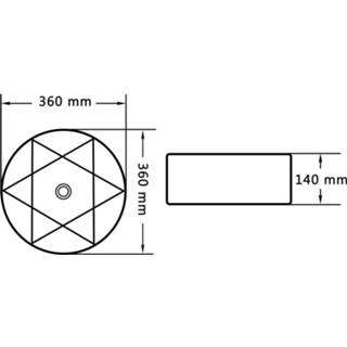 👉 Wastafel zwart keramiek active 36x14 cm 8718475719885