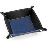 👉 Opbergdoos blauw active 7001 lederen desktop vierkante Household Life Oddments Tray (Royal Blue)