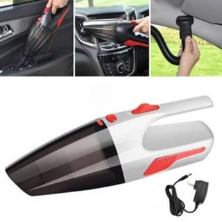 👉 Stofzuiger wit active Auto / Huishoudelijk Draadloos Draagbaar 120W Handheld Krachtige zonder LED-lampje EU-stekker (wit)