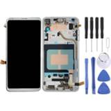 👉 Lcd-scherm en Digitizer volledige montage met frame voor LG V30 (zilver)