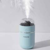 👉 Luchtbevochtiger blauw active Kleine vulkaanvorm Mini USB Auto Huishouden Mute Spray (blauw)