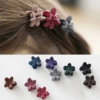 👉 Haarspeld active meisjes 50 stuks schattige scrub bloem mini in willekeurige kleur levering