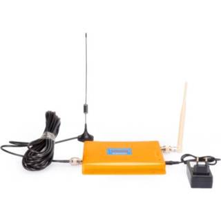 👉 Signaalversterker goud active Mobiele LED DCS 1800 MHz / met zuignapantenne (goud)