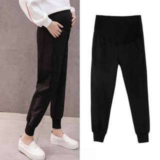 👉 Joggingbroek zwart l active Modieuze joggingbroek, trendy moeders, leggings, herfstbovenkledingbroek, dunne herfstkleding (kleur: korte voeten maat: L)