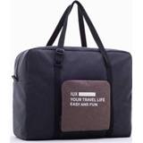 👉 Reistas zwart active vrouwen Opvouwbare dames Unisex bagage Reistassen Waterdichte Grote capaciteitstas (zwart)