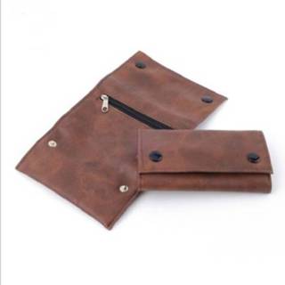 👉 Opbergtas bruin PU active lederen draagbare voor tabak (bruin)