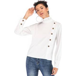 👉 Coltrui active Modieus Vintage Elegant Kant Knoop Shirt