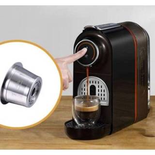 👉 Koffiemachine staal active Capsule Roestvrij Huishoudelijke koffiefilter Herbruikbare koffiecapsule Bekerspatroon Willekeurige levering