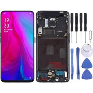 👉 Digitizer zwart active Origineel LCD-scherm en volledige montage met frame voor OPPO Reno (zwart)
