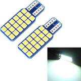 Leeslamp active 2 STKS T10 / W5W 168 DC12V 1.8W 6000K 140LM 18LEDs SMD-3030 Auto Opruimingslicht, met decoder